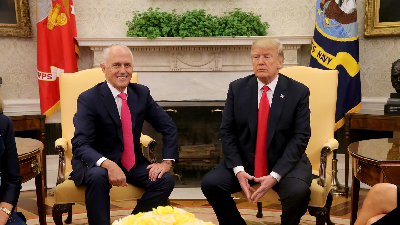 Former Liberal leader Malcolm Turnbull described Mr Trump as a ‘bully’ in his 2020 memoir. Picture: Nathan Edwards