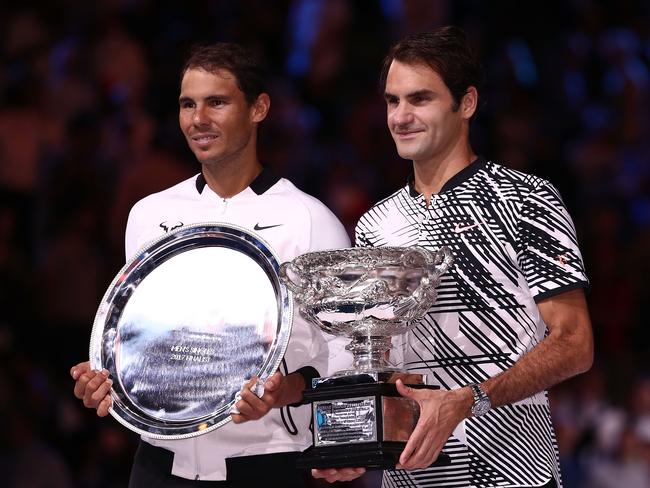 Roger Federer overcame arch nemesis Rafael Nadal in a classic final.