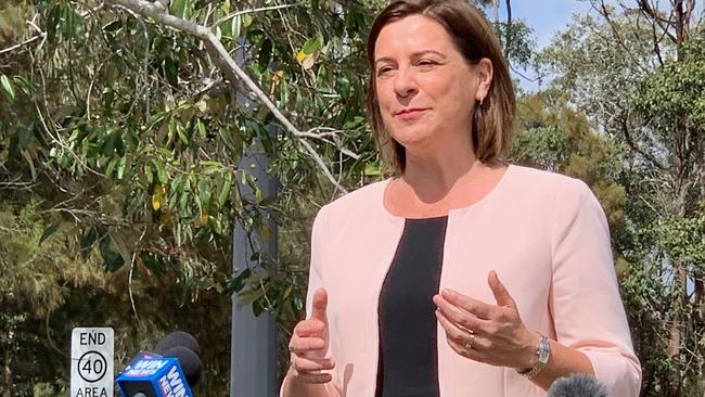 LNP Leader Deb Frecklington feels for Noosa residents after the cancellation of the Noosa Tri.