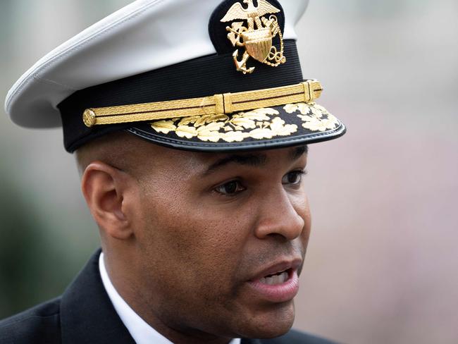 US Surgeon General Jerome Adams. Picture: AFP