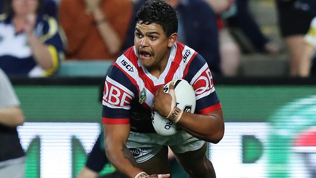 Latrell Mitchell is interested in a move to Townsville. Picture: Brett Costello