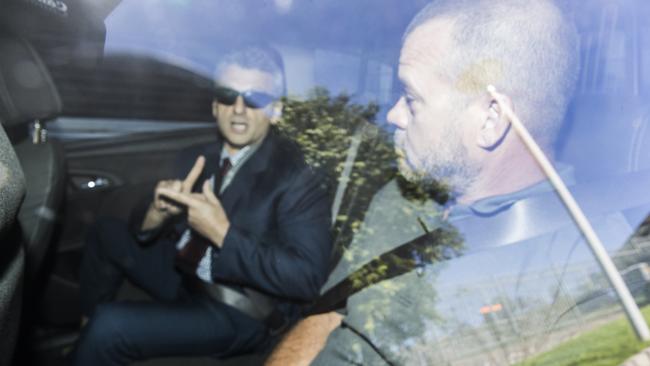 Simpson will spend at least eight years and six months in jail. Picture: Dylan Robinson.