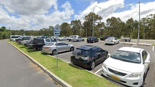 Reid Partlett, 19, of Hamlyn Terrace, was arrested at the Sparks Rd commuter car park after allegedly firing a nail gun at motorists on the M1. Picture: Google