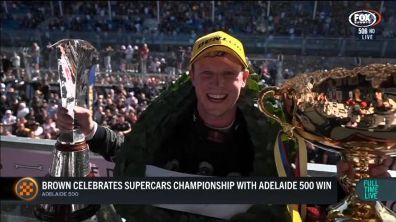 Brown celebrates Supercars Championship