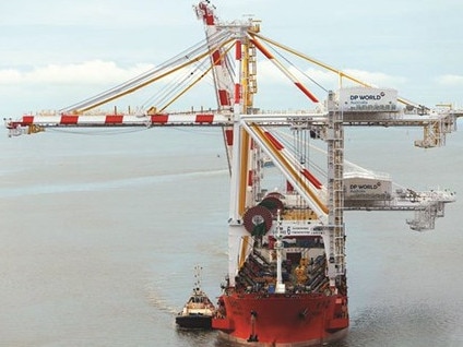 A ZPMC crane arrives at Sydney’s Port Botany. Picture: Supplied