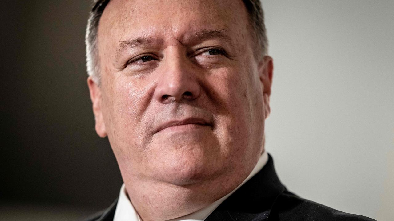 UUS Secretary of State Mike Pompeo has called on the ‘free world’ to unite against China. Picture: Mads Claus Rasmussen/Ritzau Scanpix/AFP