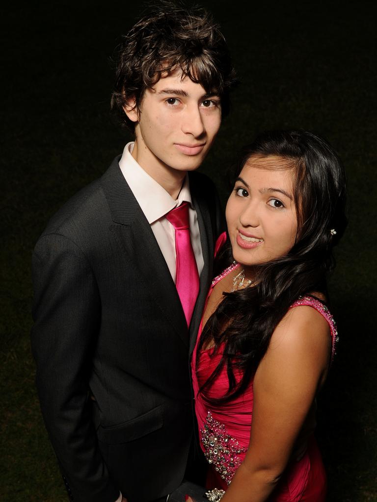 Kirby Chin and Michelle Tran at the Palmerston High School 2010 formal at SkyCity Casino.