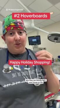 ER nurse shares what kids presents will likely land your kid in hospital