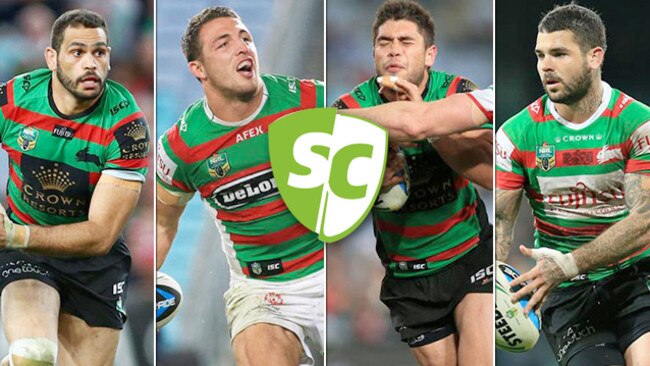 Greg Inglis, Sam Burgess, Chris Grevsmuhl and Adam Reynolds.