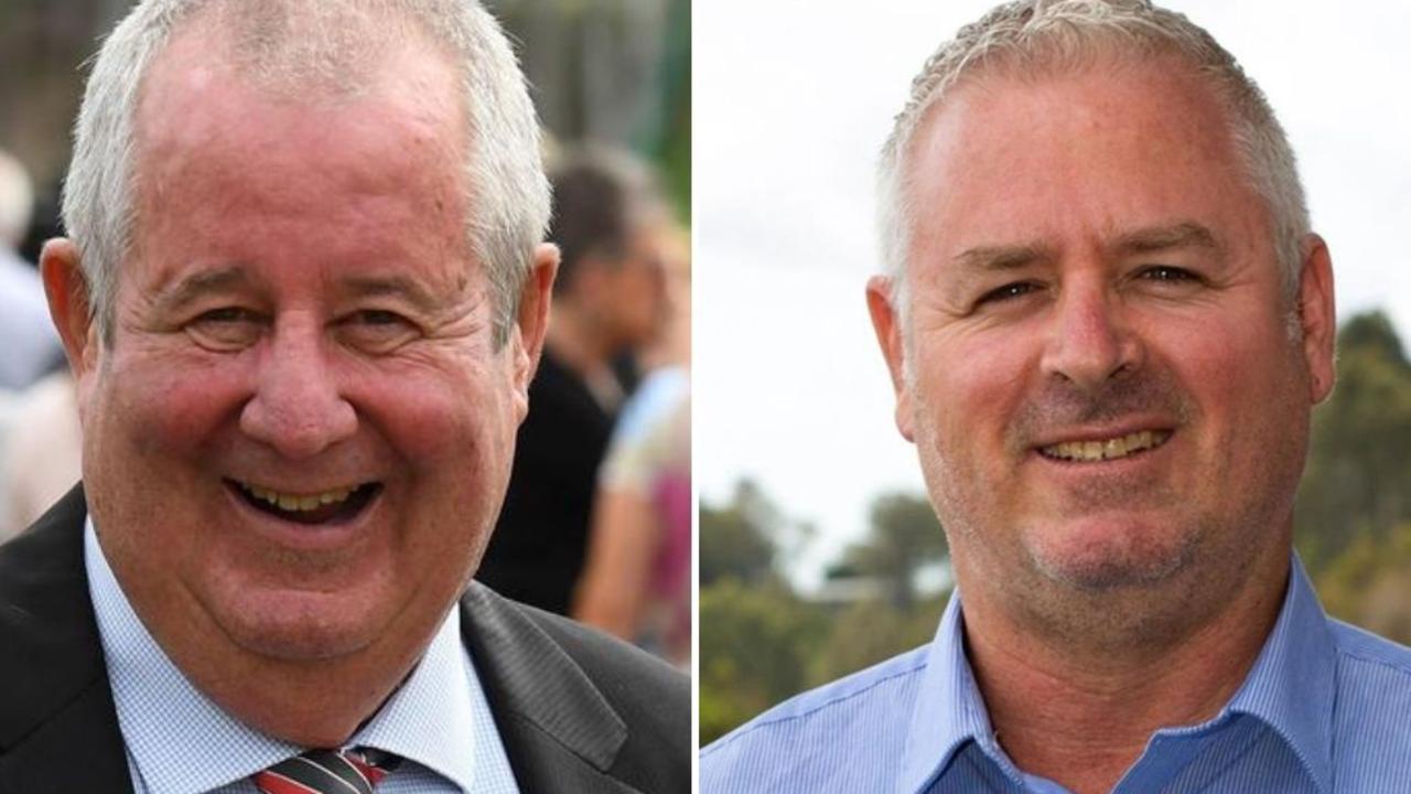Incumbent Division 8 councillor Steve Cooper (left) requested a vote recount following the election, alleging that scrutineers affiliated with challenger Shorne Sanders put undue pressure on electoral officials.
