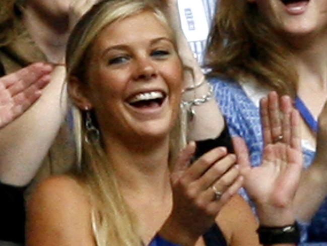 Ms Davy at Wembley Stadium with Harry in 2007.