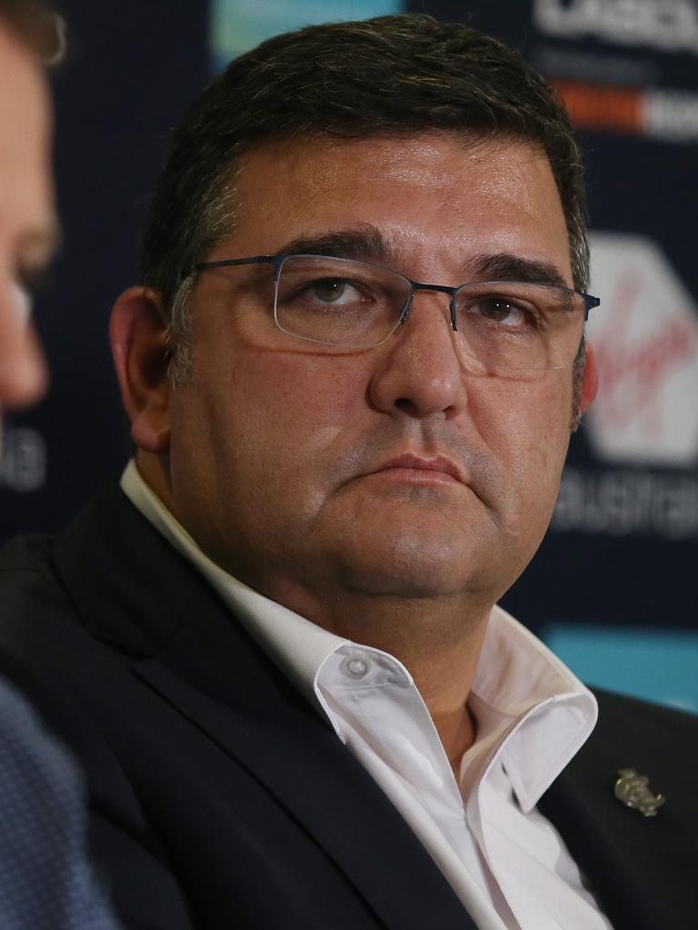 Mark LoGiudice wants to be part of the hunt for a new coach. Pic: Michael Klein.