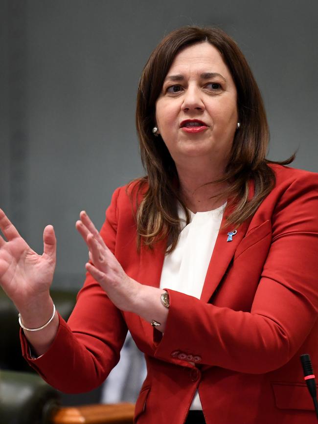 Queen Bee Palaszczuk oversees the schoolyard. Picture: NCA NewsWire / Dan Peled