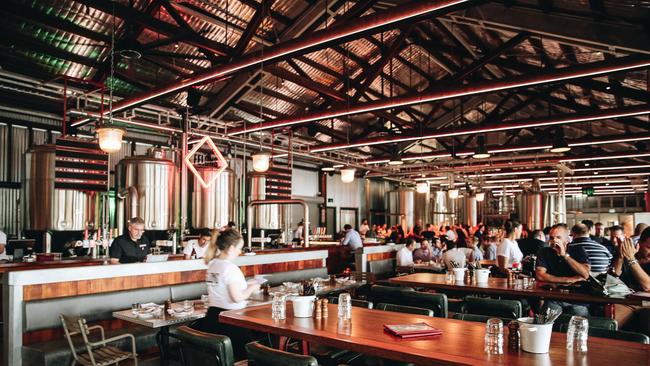 Felons Brewing Co at Howard Smith Wharves.