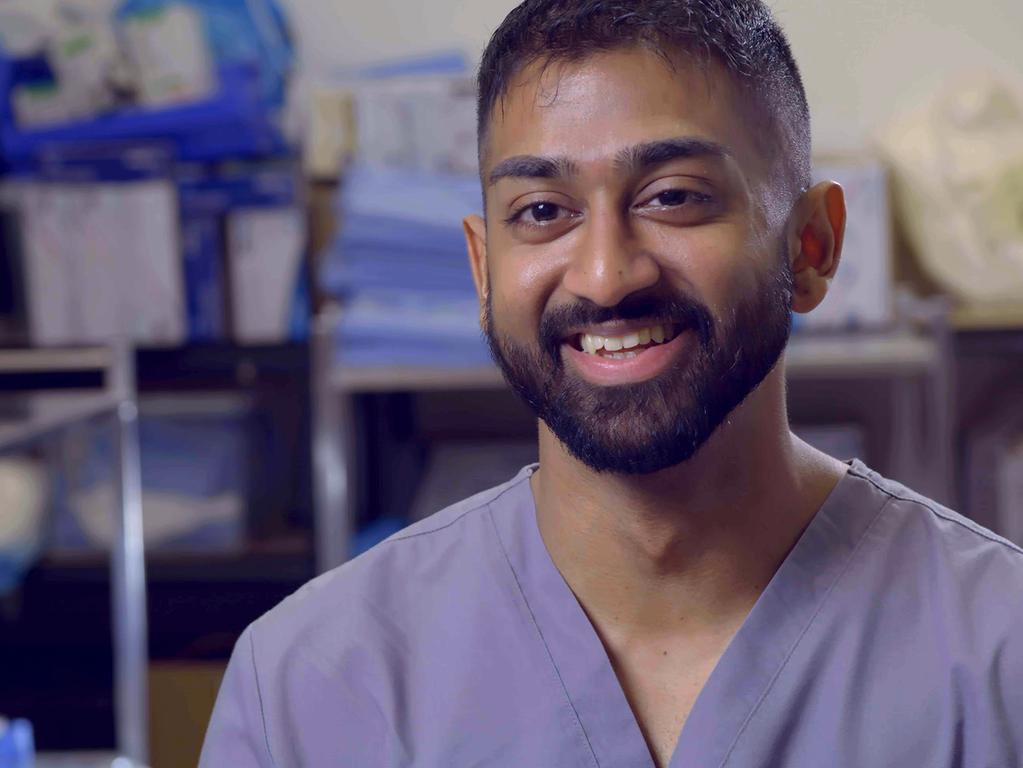 Javed Machikan the in SBS documentary Junior Doctors Down Under