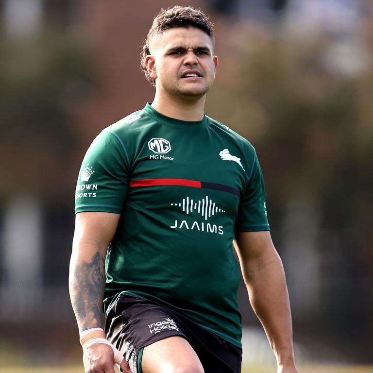 Latrell Mitchell is yet to play a finals match for the Rabbitohs. Picture: Brendon Thorne/Getty Images