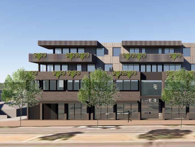 Artist Impression of a proposed apartment building in Blackwood, Adelaide. Picture: Future Urbans