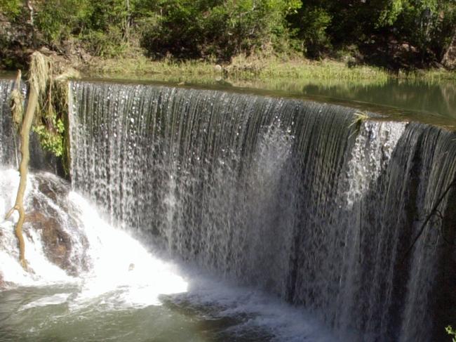 A file photo of Lavertys Gap Weir, water supply for Mullumbimby.