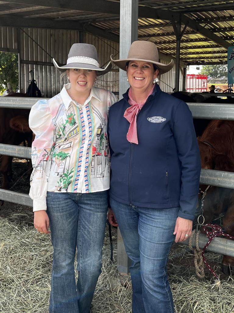 Remy and Kellie Barron from Kellash Creek Pastoral Company at the Kingaroy Show on Saturday, May 3 2025.