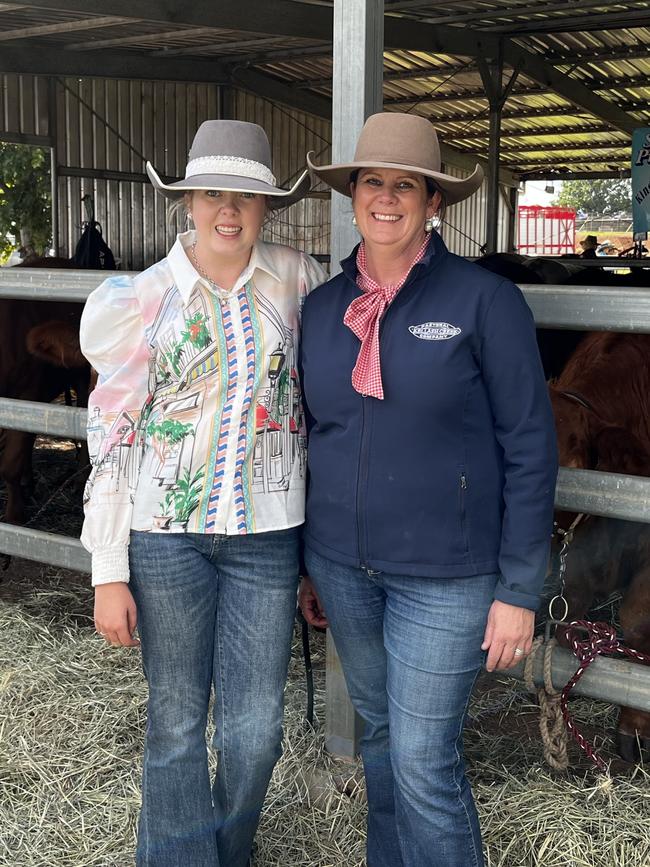 Remy and Kellie Barron from Kellash Creek Pastoral Company at the Kingaroy Show on Saturday, May 3 2025.