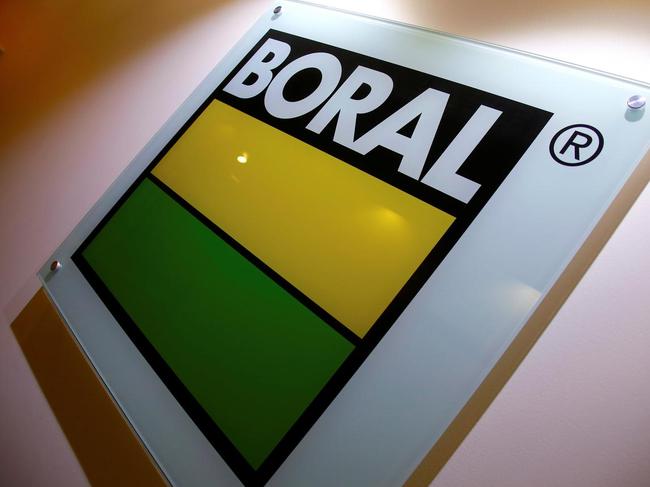 Boral’s first-half increase in revenue pleased investors.