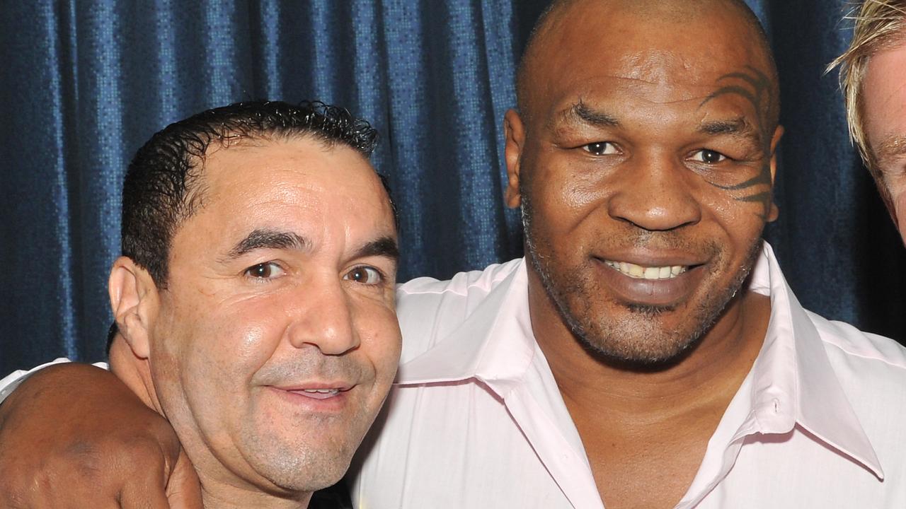 Jeff Fenech and Mike Tyson in Las Vegas