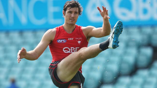 Kurt Tippett will return from injury against GWS Giants. Picture: Phil Hillyard