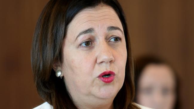 Queensland Premier Annastacia Palaszczuk. Picture: Steve Pohlner