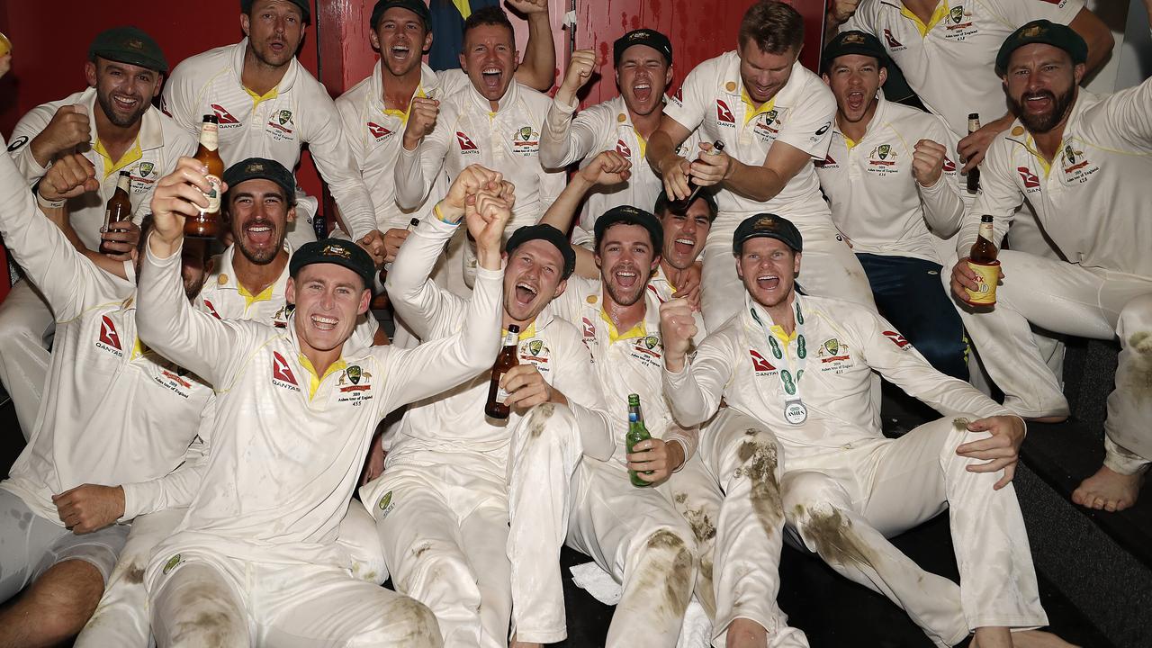 Australia had the grandstand rocking during their post-match celebrations.