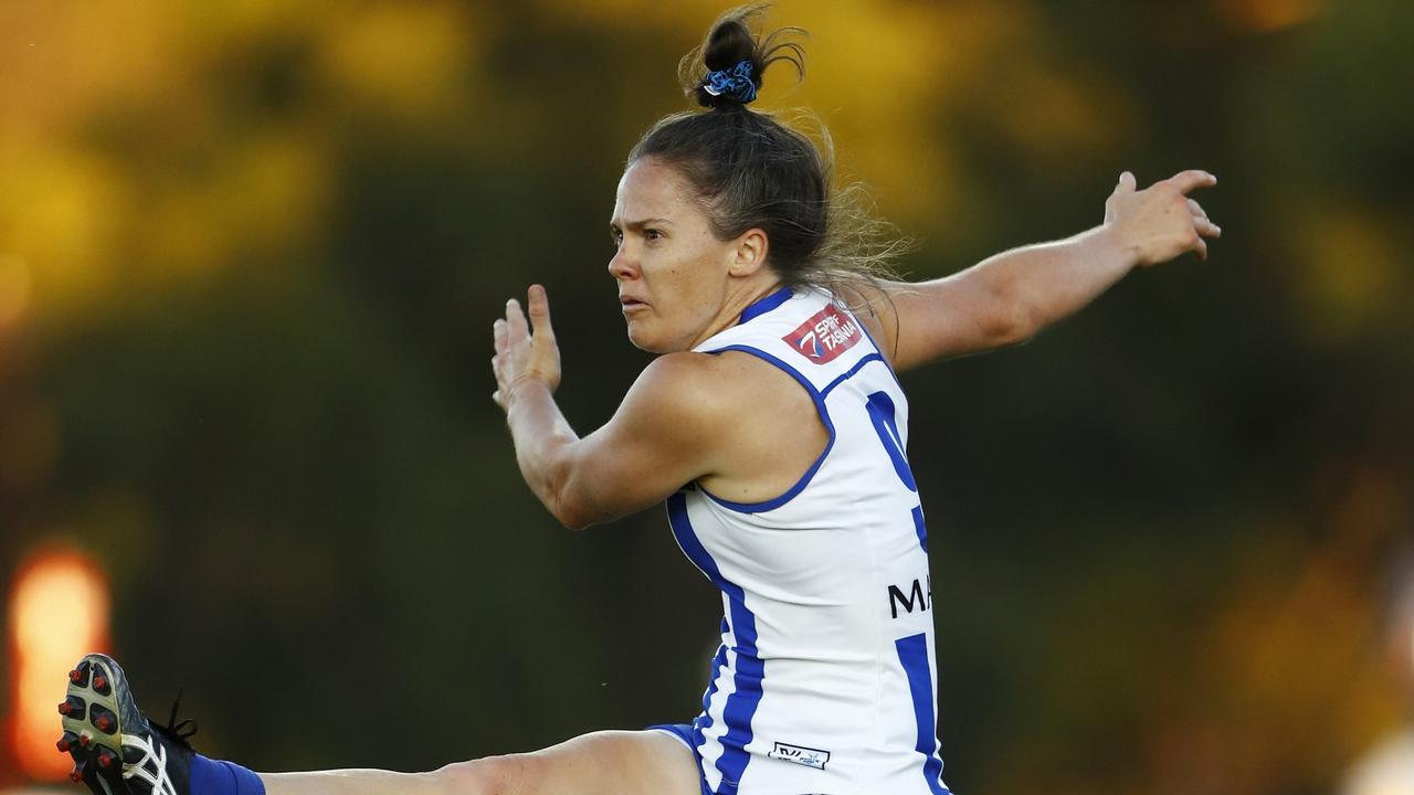 Emma Kearney of the Kangaroos was named in the All-Australian side. Picture: Dylan Burns