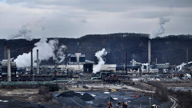 The US Steel Clairton Works in Clairton, Pennsylvania. Picture: Getty Images