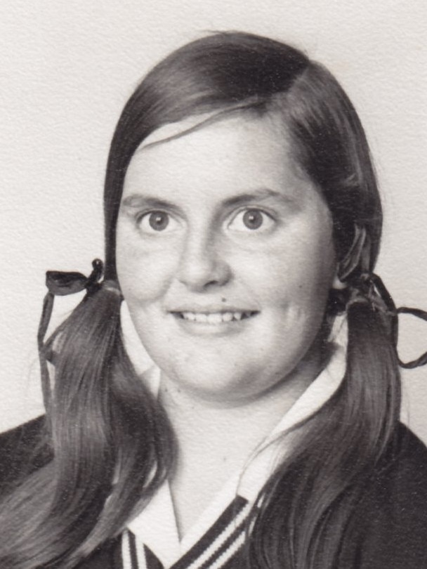 Professor Sally Walker in 1969 when she started as a boarding student at Melbourne Girls Grammar. She was in Year 9.