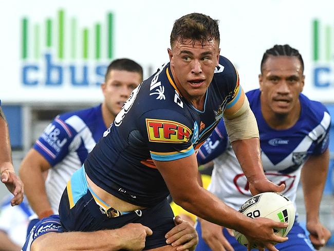 Gold Coast forward Jai Whitbread. Picture: AAP Image/Dave Hunt