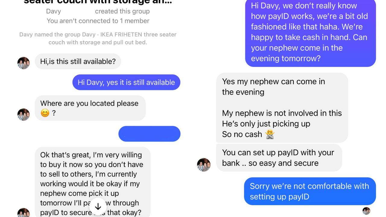 Cyber crime: Facebook Marketplace users on notice for payID scam