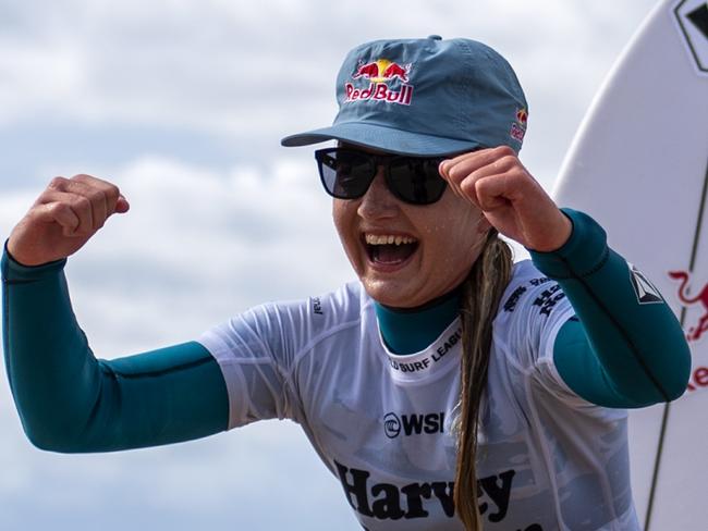 Sierra Kerr, 15, won the Tweed Coast Pro junior girls event at Cabarita Beach on Saturday 27 March 2022