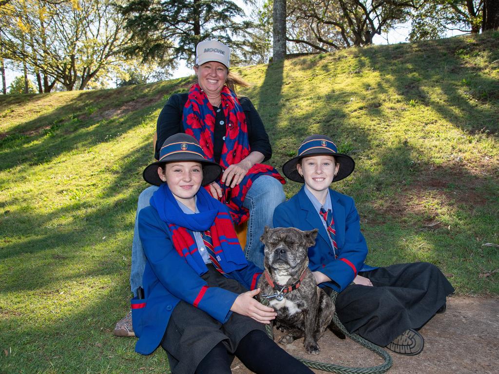 Karen-Lee Mills with Julz (left) and Jordan Mills with Jibba. Picture: Bev Lacey