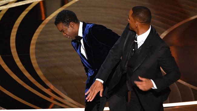 It’s unclear how the actor’s career will recover after this shocking Oscars outburst. Picture: AFP