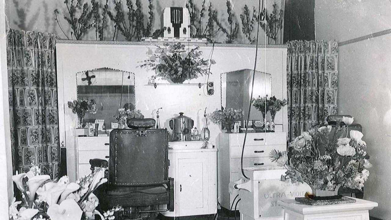 WHERE IT ALL BEGAN: This picture was taken during the 1965 Carnival of Flowers of the hairdressing salon where apprentice Greg Gabbett completed his apprenticeship with Sid Bousen. The salon (which no longer exists) was in the Tatts Hotel in Margaret St and was decorated out at every carnival.