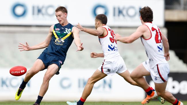 Luke Trainor is shaping as the best key position prospect in this year’s AFL draft. Picture: Getty Images