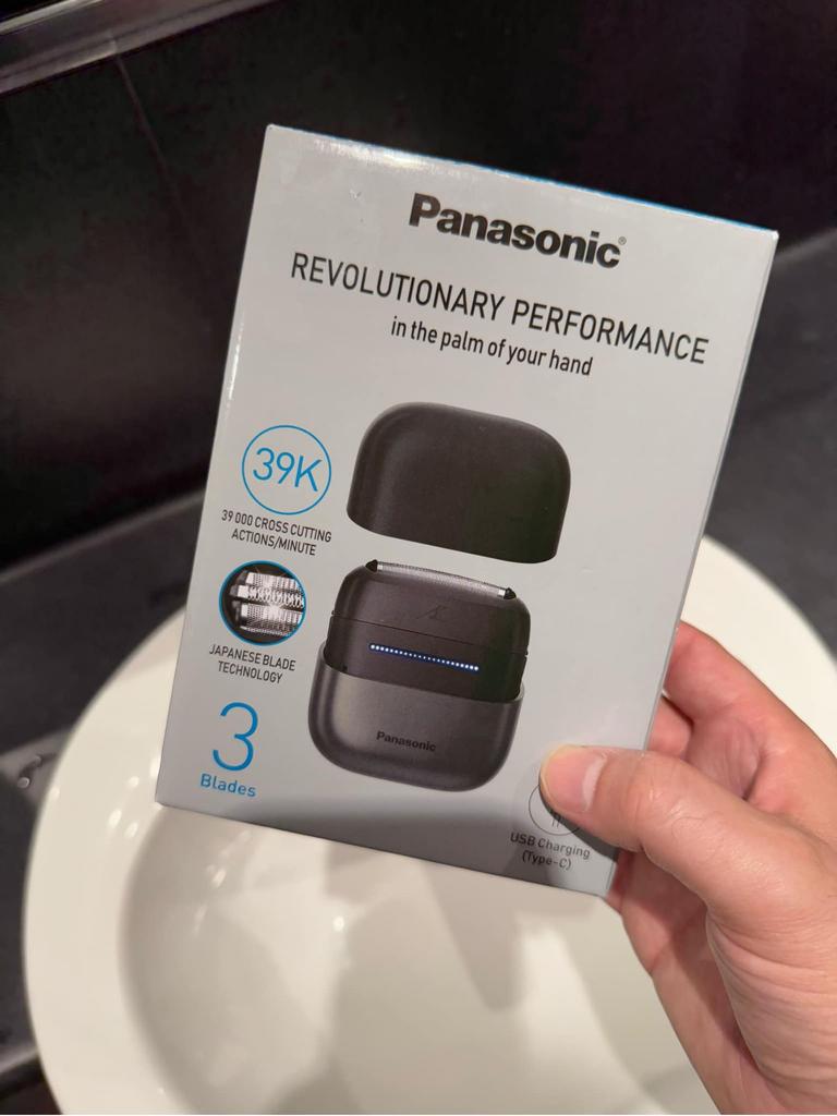 The Panasonic Compact 3 Blade High Speed Shaver. Picture: Troy Nankervis