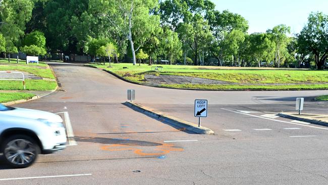 The site where a Motorcyclist killed overnight after hitting another vehicle, potentially 4wd Picture Julianne Osborne