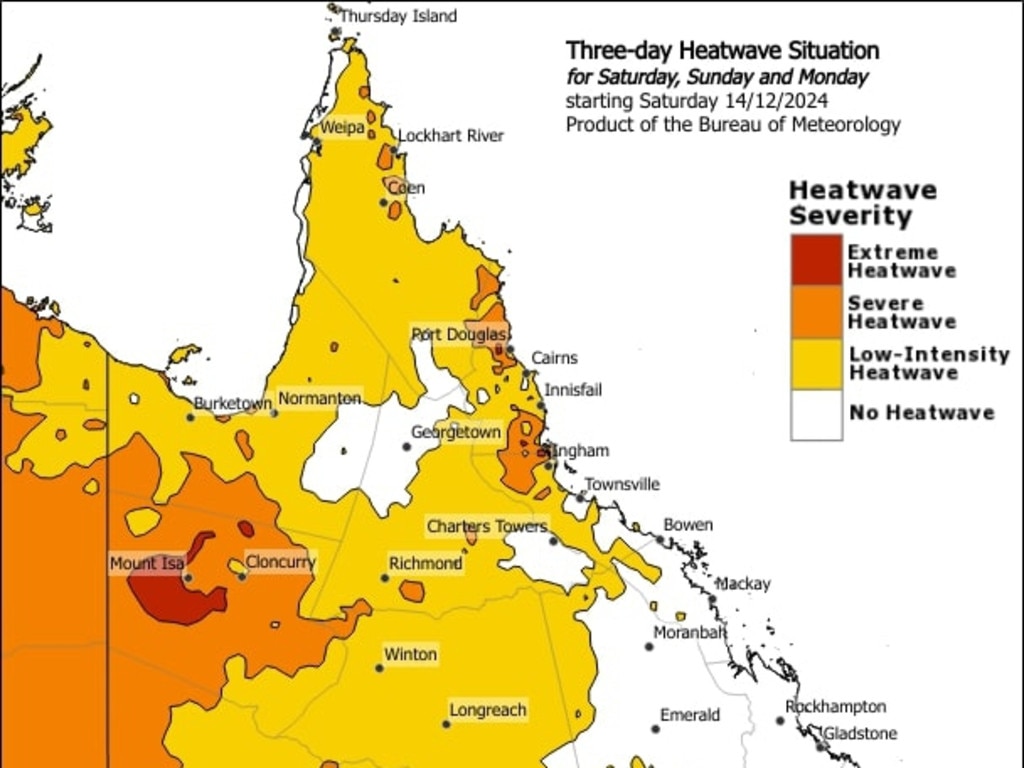 North Queensland is being smashed with a heatwave.