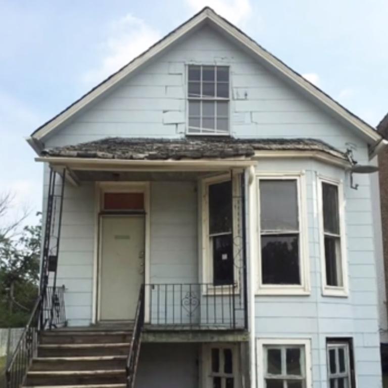The home needs substantial repairs. Picture: YouTube/WGN