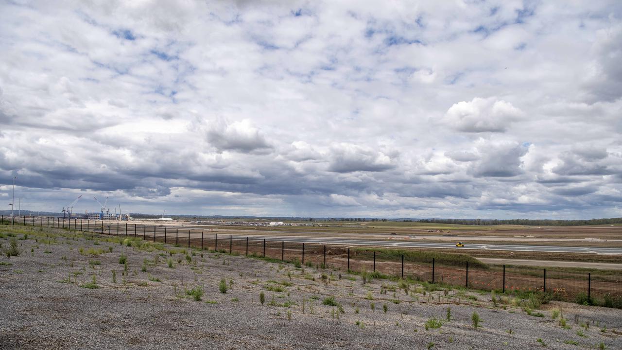 The great land rush around the under-construction Western Sydney Airport is picking up pace. Picture: Simon Bullard/NCA NewsWire