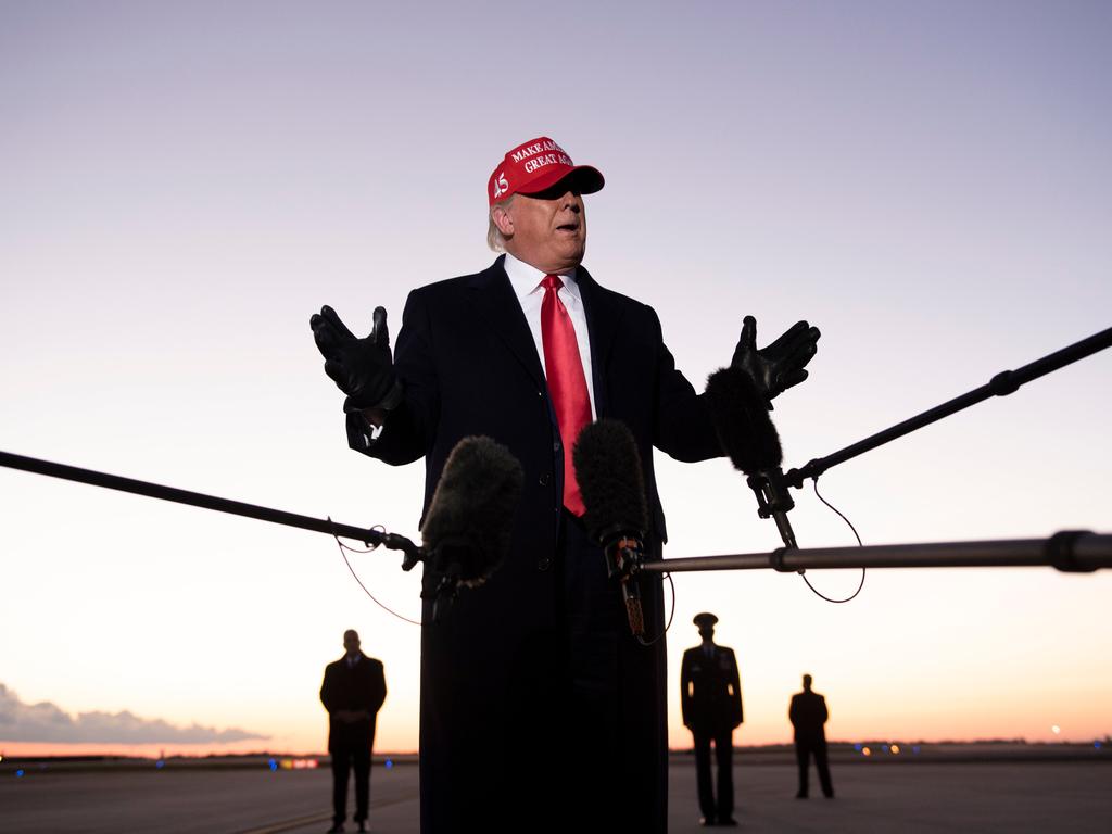 US President Donald Trump hopes to win a second term in the White House. Picture: Brendan Smialowski / AFP