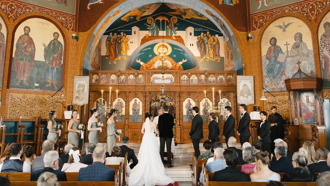 Toula Georges and Kiernan Tait’s wedding. Picture: Lover of Mine