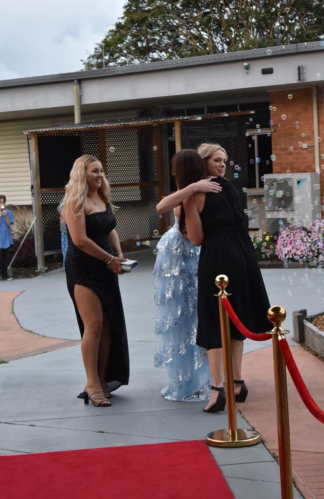 Students at Noosa District State High School formal