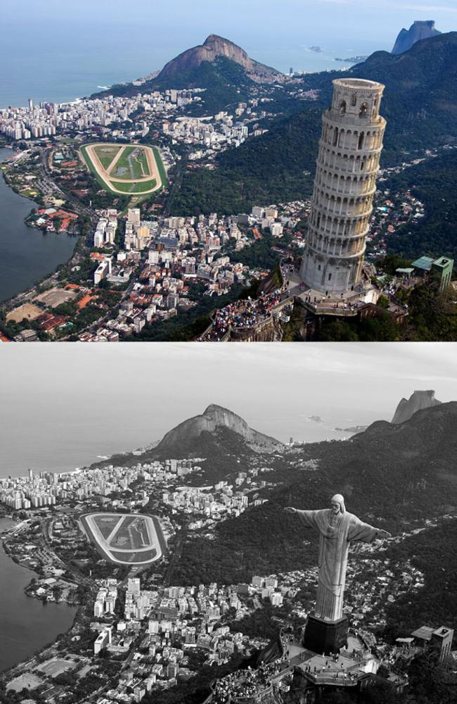 What if the world’s famous landmarks were in the wrong places? | Herald Sun