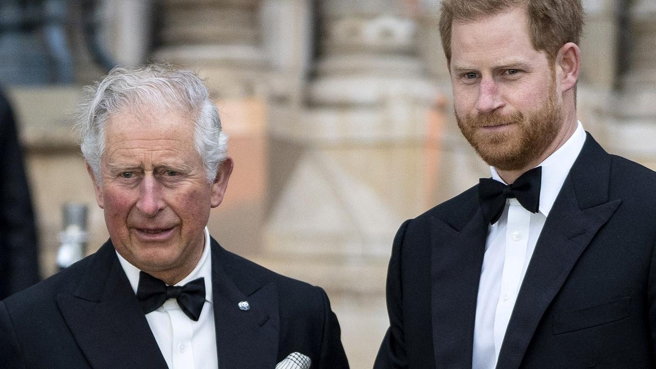 Prince Harry began emailing his father before Christmas. Picture: AFP/Niklas Hallen