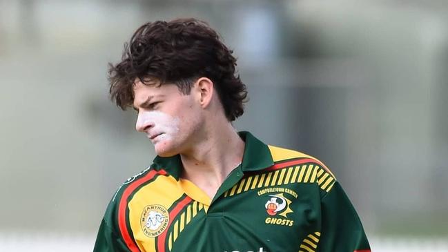 Cricketer William Salzmann has been earmarked as one to watch in the future. Pic Supplied